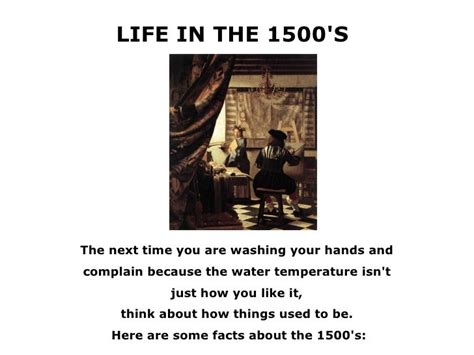 life in the 1500s facts